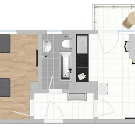 Sad150 - Moderne Monteurwohnungen In Mit Balkon Апартаменты *