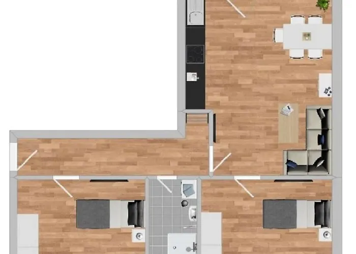 Apartman Sad150 - Moderne Monteurwohnungen In Mit Balkon Schwandorf in Bayern